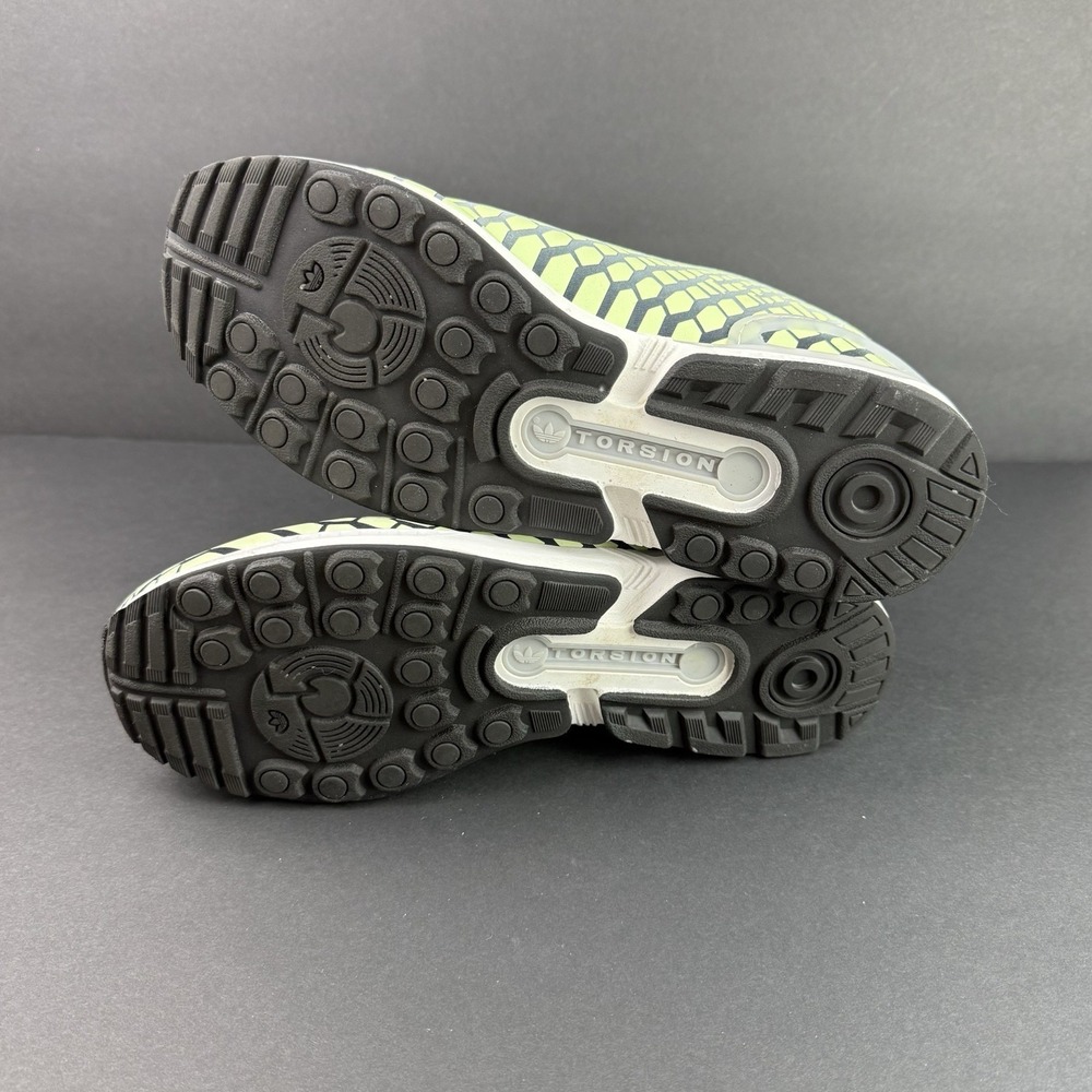 Adidas ZX FLUX XENO Glow-In-The-Dark Running 8000 TORSION gym Shoes Men sz 10 - Picture 8 of 11
